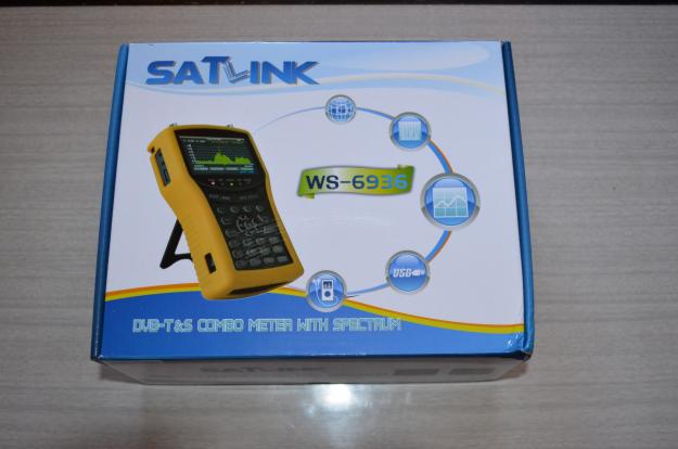 Medidor de campo Satlink WS6936 Tdt Sat Analizador de espectro