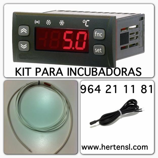 Controlador de temperatura de alta precision para incubadoras - nacedoras y terrarios