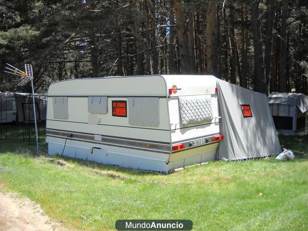 VENDO CARAVA BURSTNER EN CAMPING PEGUERINOS