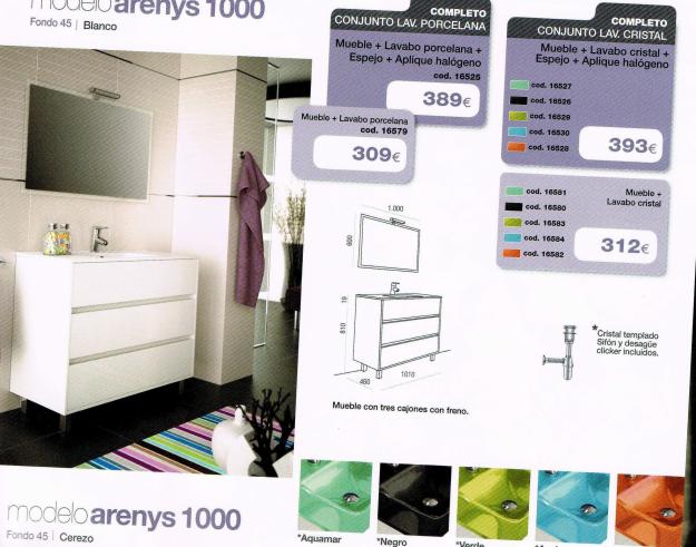 VENTA DE MUEBLE DE BAÑO DE 100CM DE LARGO ECONOMICO