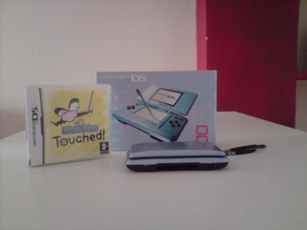 VENDO NINTENDO DS azul en perfecto estado! con juego WARIO TOUCHED