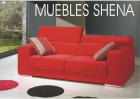 SOFA MODERNO RECLINABLE TAPIZADO ROJO - mejor precio | unprecio.es