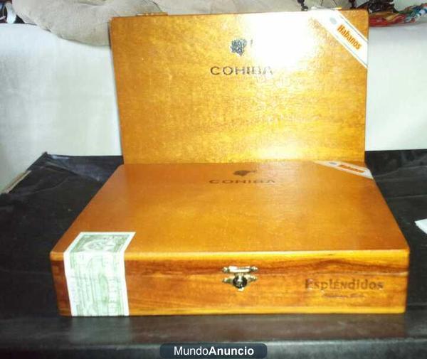 hola bendo cajas de coibas esplendidos  son tabacos cubanos