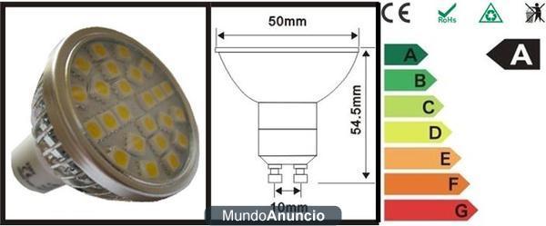 Bombilla GU10 24led SMD 5050