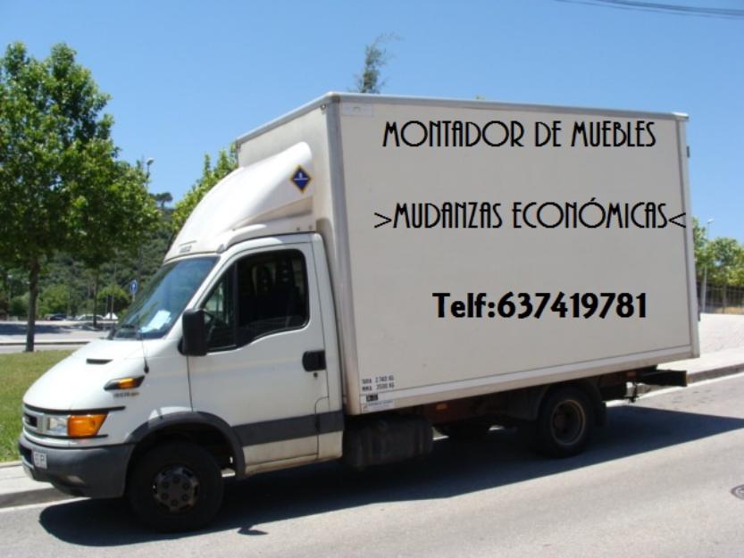 Mudanzas economicas - minimudanzas - montaje de muebles - 637419781