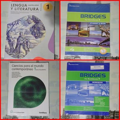 Libros de primero de bachillerato