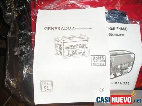 vendo generador de 5500w nuevo envio incluido en el precio