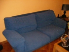 VENDO SOFA AZUL MARINO 3 PLAZAS ECONOMICO - mejor precio | unprecio.es