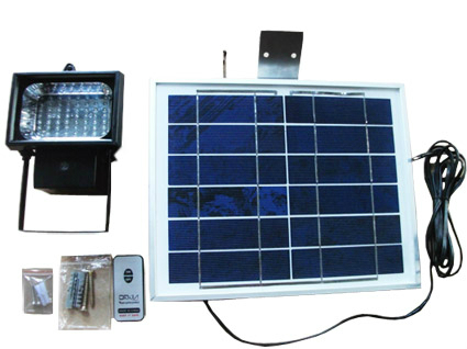 lampara solar 56 LEDs con mando a distancia