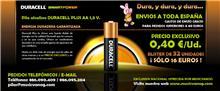 Pilas duracell al mejor precio del mercado, desde 0,40 €, ¡¡¡compruevalo!!!