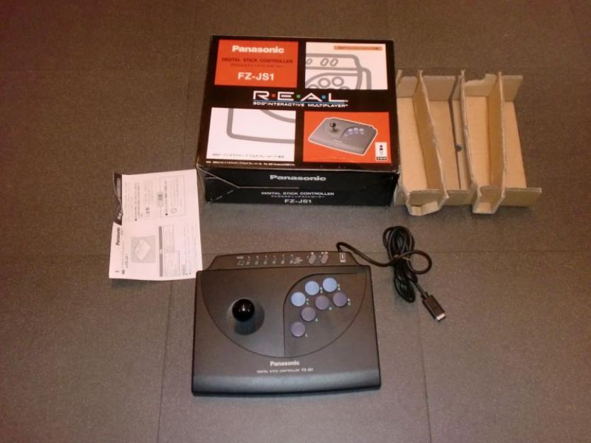 arcade stick panasonic 3do fz-js1 en caja japonesa