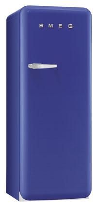 Nevera smeg años 50 azul