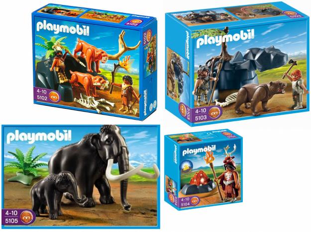 Playmobil 5102,5103,5104,5105 Edad de hielo