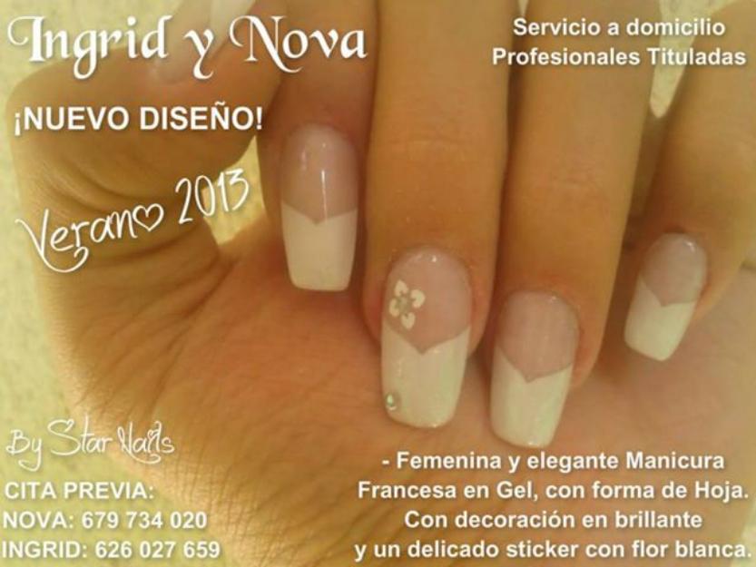 20 euros uñas de gel a domicilio madrid