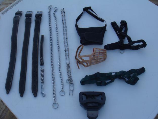 Kit de collares/cadenas/bozales