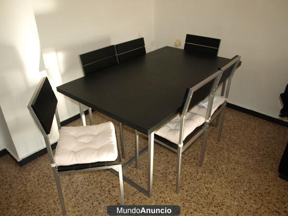 Conjunto de mesa y sillas de comedor