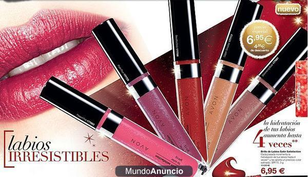 BRILLO DE LABIOS SATIN SATISFACTION DE AVON POR 6,95€