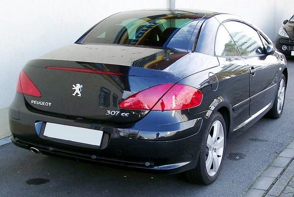 peugeot 307 cc descapotable negro