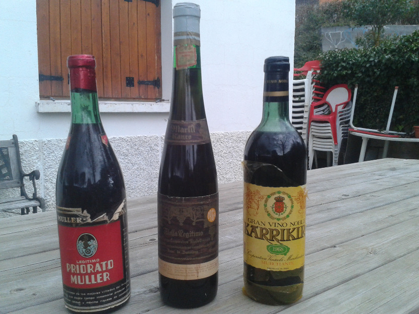 tres botellas de coleccion