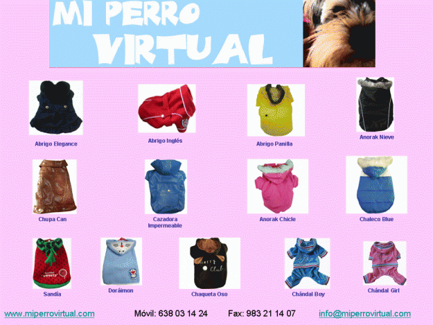 Vendemos accesorios y ropa para perros