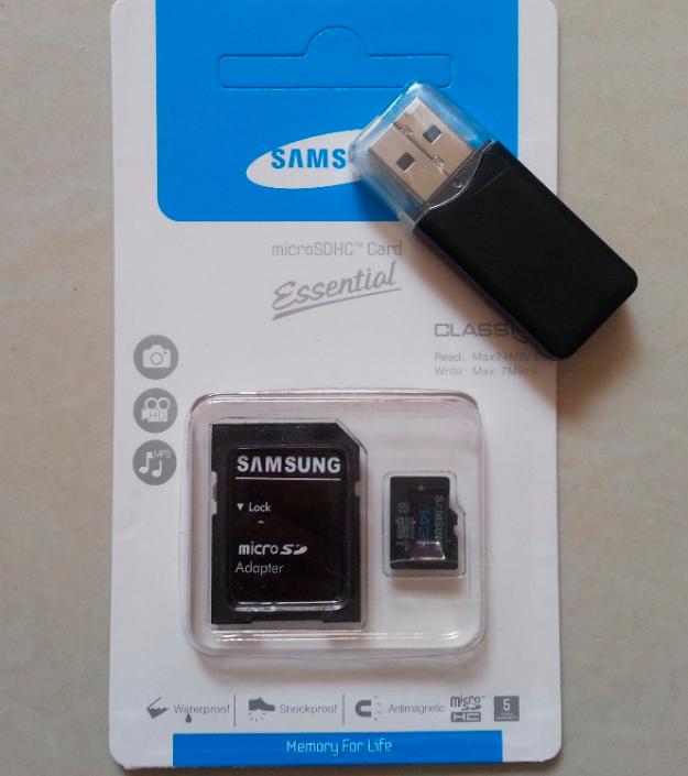 Tarjeta micro sd 64 gb samsung