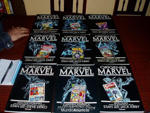 ORÍGENES MARVEL DEL 1 AL 9 COMPLETA