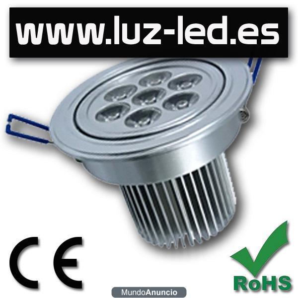 LED Downlight de 9,5w.   www.LUZ-LED.es