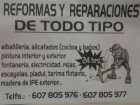 Reparaciones y reformas DE TODO TIPO 24h - mejor precio | unprecio.es
