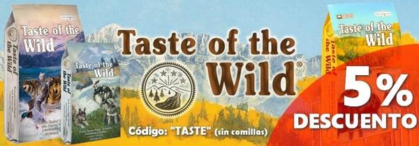 5% de Descuento en Pienso Taste Of The Wild