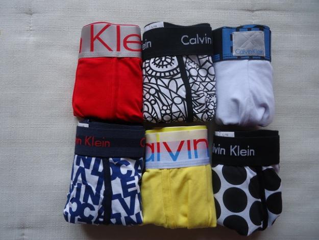 Packs sueltos de 5, 4 y 3 boxers Calvin Klein. También se venden sueltos.