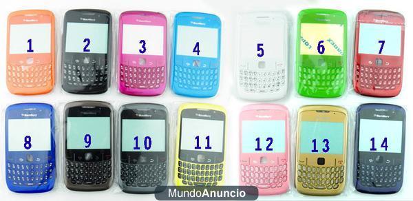 CARCASA ROJA BLACKBERRY 8520 GRATIS