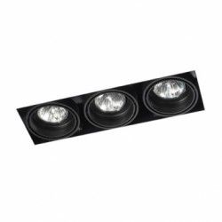 Leds C4 Architectural Downlight Multidir Trimless Rectangular 3xQr-CB51 - Negro - iLamparas.com