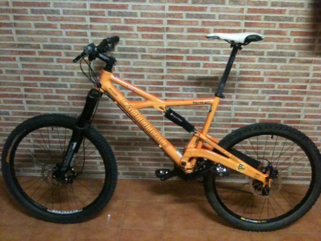 Bicicleta cannondale prophet naranja doble talla l