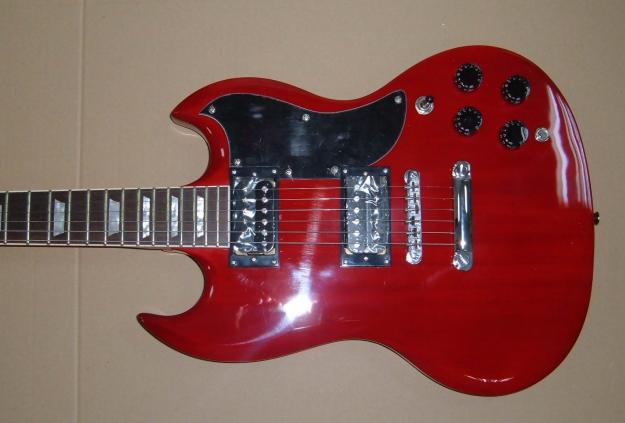 Guitarra electrica tipo gibson sg, nueva