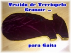 Vendo vestido de terciopelo granate para gaita - mejor precio | unprecio.es