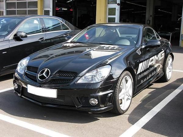 Mercedes Benz SLK 55 AMG Automático Paq AMG, Sportpaket, GPS COMAND, BI-XENON, AIRSCARF.