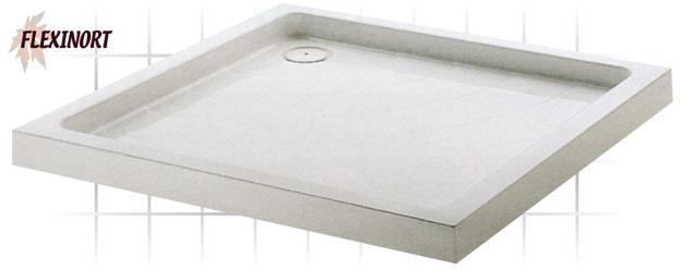 Flexinort - Plato de ducha rectangular 120x80x7