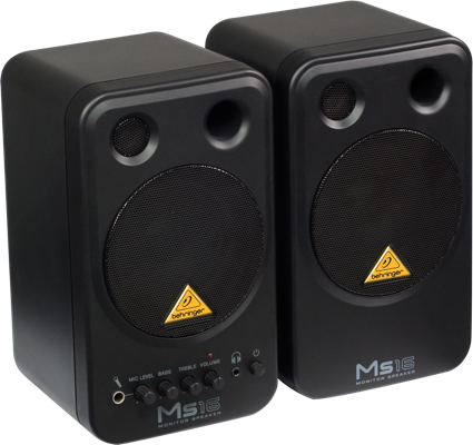 Vendo Altavoces preamplificados Behringer MS16