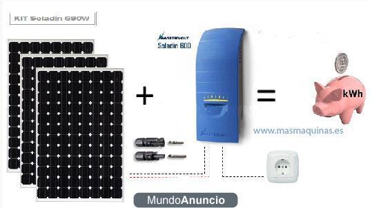 kit solar auto consumo 690 w