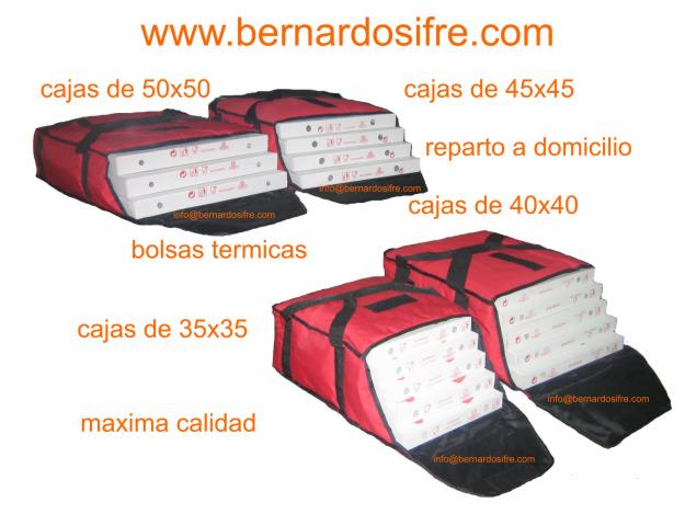 Bolsa pizza bs/bolsa2 estandar para cajas de pizza de 40x40