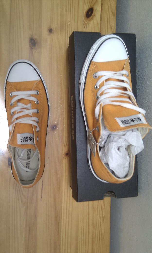 Converse all star naranjas (t.41.5) *exclusivas