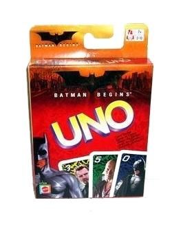 Juego cartas uno batman begins! ! !