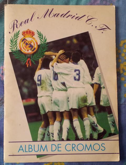 Album real madrid 94-95 cromos