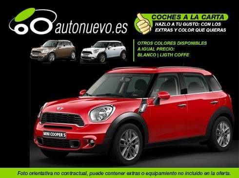 Mini Countryman Cooper  S 184cv. Blanco, Rojo y Coffee. Nuevo. Nacional.