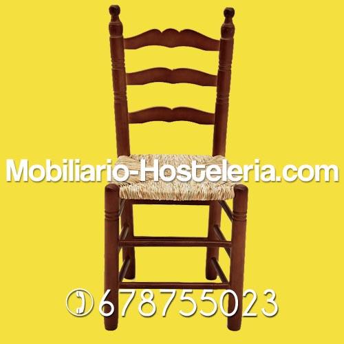 Silla de chopo y asiento de anea