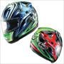 Casco Arai Corsair Nakano Shuriken Verde