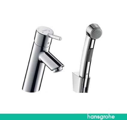 Hansgrohe - Mezclador monomando de lavabo con teleducha de bidé