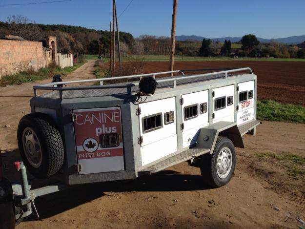 Remolque para perros thalman aluminio criadores cazadores