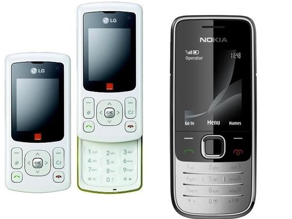 Vendo movil Orange LG Ku 380 y Nokia 2730 Classic