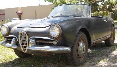 1959 Alfa Romeo Giulietta Spider 750D Normale - Proyecto